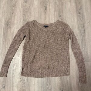 American Eagle Outfitters V-Neck Sweater - Tan